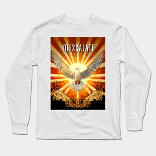 Deescalate: Peaceful and Sustainable Coexistence Long Sleeve T-Shirt